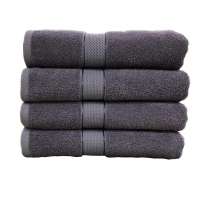 Premium Bamboo Cotton Bath Towels - Natural, Ultra Absorbent and Eco-Friendly 30" X 52" (Grey)